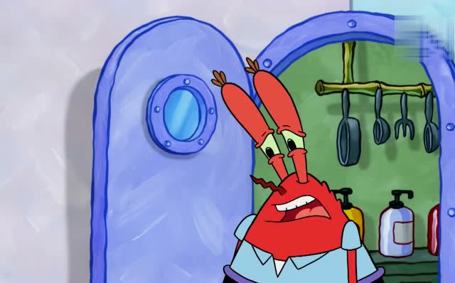 蟹老板的餐厅快被小孩子哭倒闭,蟹老板也坐在地上哇哇大哭