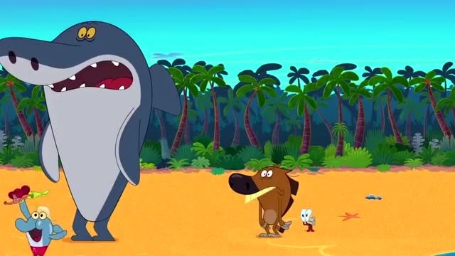 鲨鱼哥和美人鱼:zig被鳄鱼兄弟追赶,鲨鱼哥不管不顾