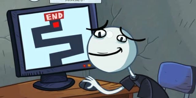 胖虎解谜胖虎玩游戏受惊吓一拳打烂了电脑显示器