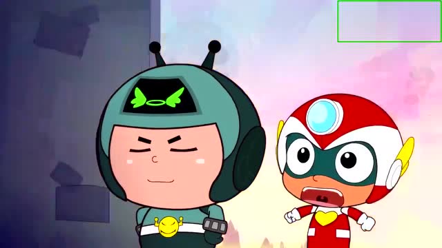 小小怪让开心超人研究他的头盔,开心超人却不要了,什么情况!