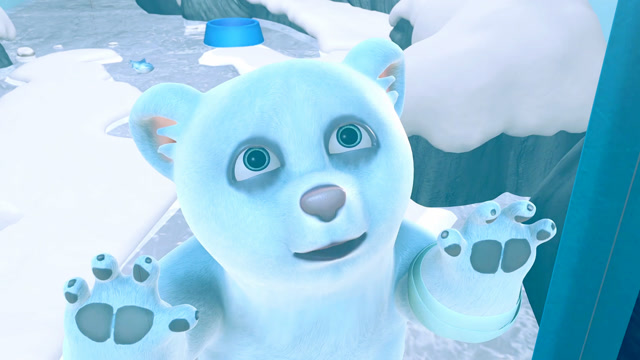 光头强送走了北极熊宝宝,强哥舍不得它,哭的好伤心