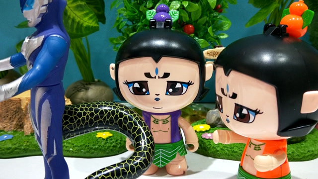 蛇精以假充真变捷德奥特曼机智过人的二娃用千里眼明察秋毫