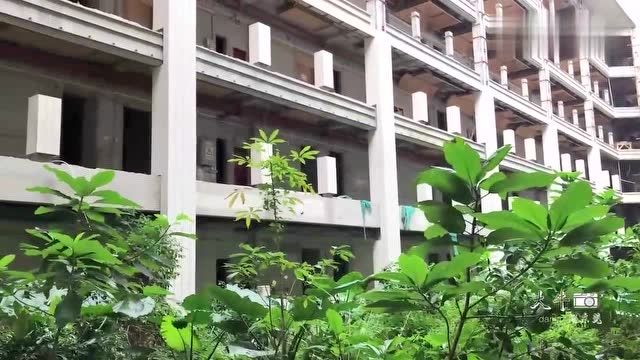 实拍东莞常平镇司马假日酒店,现在里面杂草丛生,看着真可惜!