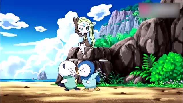 神奇宝贝:同样是女孩子,小光穿上泳装太好看了,小智太有福气了