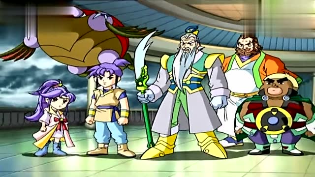 神兵小将:天地盟主面对所有神兵兽,问天的爸爸准备和他和平共处