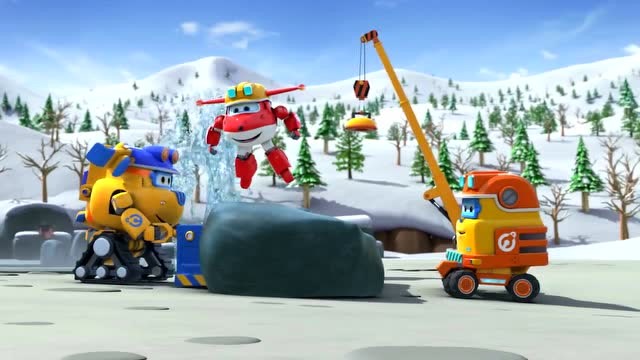 超级飞侠:妙想工程队多多和朗朗来到了温泉地点,准备修理温泉