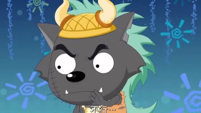 企鹅威哥给灰太狼做家务赢得了两台手机,它拿着来找喜羊羊了!