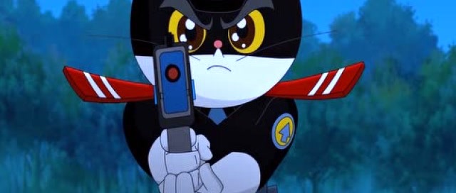 黑猫警长救援队:雷霆九警黑猫警长,怪物见了警长跑的比兔子还快