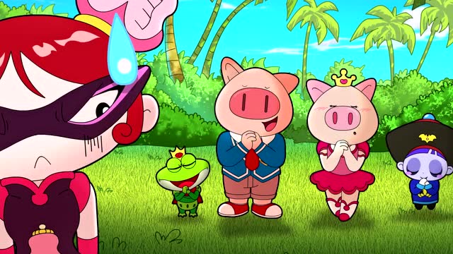 小猪班纳第二季许愿星飞到太空去了班纳她们居然许愿