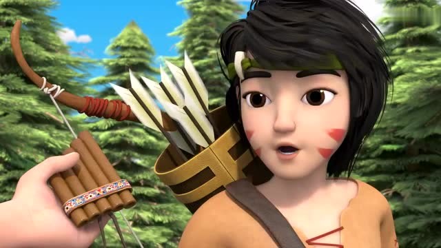 熊出没之探险日记:萨尔塔坚信蒲公英和风是好朋友,会遵守约定的!