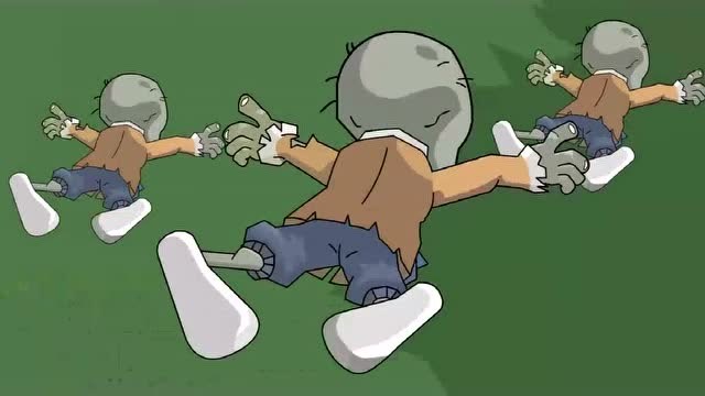 植物大战僵尸:僵尸被植物兄弟打的五体投地