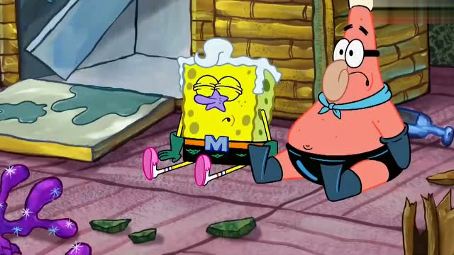 海绵宝宝:海绵宝宝和邪恶坏蛋的终极对决,下一秒剧情反转太逗了