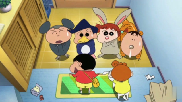 蜡笔小新:小新看到伙伴变动物,提议他们去动物园住,开什么玩笑啊