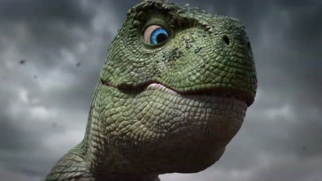 恐龙王:小特暴龙要面对游泳有点胆怯,想起爸爸的话竟纵身一跃而下