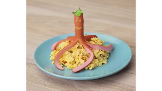 国外手工教学:好可爱的火腿肠,创意十足很可爱