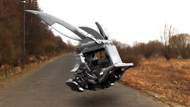 美军飞行摩托车极具科幻风,可在航母编队上空巡航三军通用!