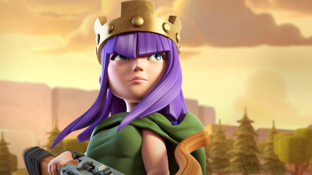 部落冲突女皇的6种三星用法用好了一个英雄推半张图真不是吹的