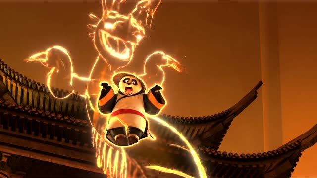 功夫熊猫3:神龙大侠好调皮哦  别玩了 赶紧救你师傅吧