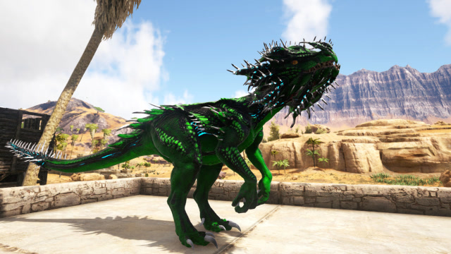 方舟生存进化 盖亚神秘学院04 建造小别墅,驯服刺面龙