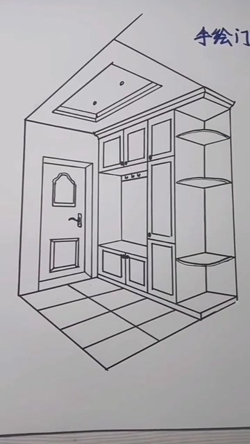 手绘多功能鞋柜,喜欢的朋友,双击加关注!