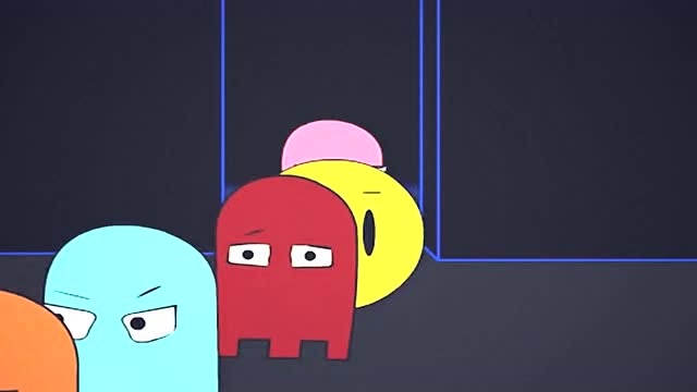 吃豆大作战-吃豆人vs幽灵-精彩的动画短片