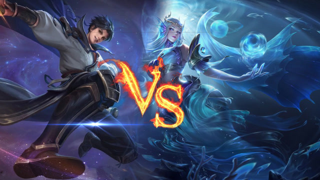 王者荣耀 东方曜vs武则天,星空和海洋的对决!