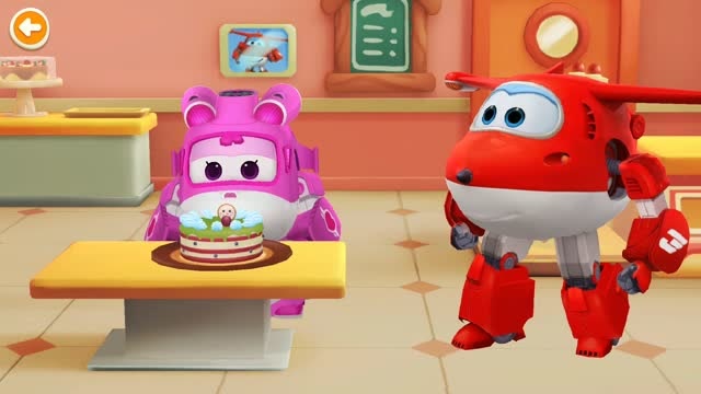 超级飞侠亲子游戏之乐迪蛋糕店 给小爱做最喜欢吃的彩虹蛋糕