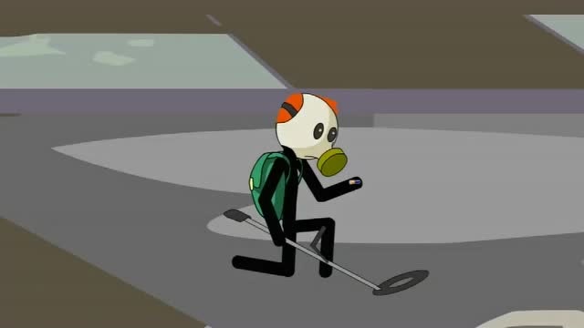 火柴人:排雷兵意外发现僵尸