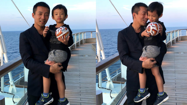 有苗不愁长!汪小菲晒儿子正面照,3岁汪浠箖大长腿不输老爸