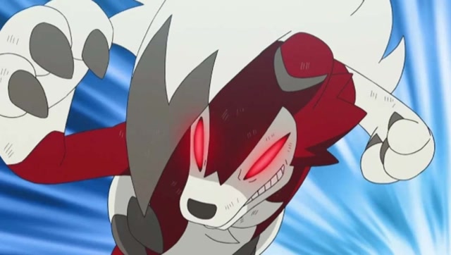 暴走的宝可梦,鬃岩狼人vs爆焰龟兽!