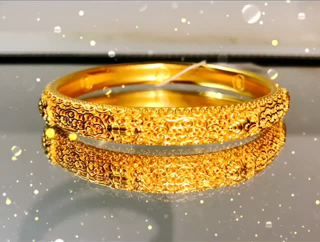 宇泰珠宝古法金项链