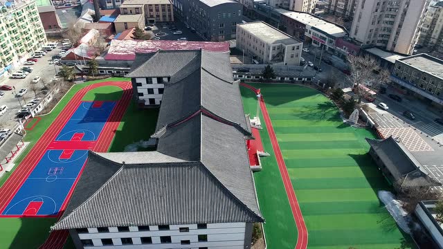 2020 3 21 长春文庙小学航拍