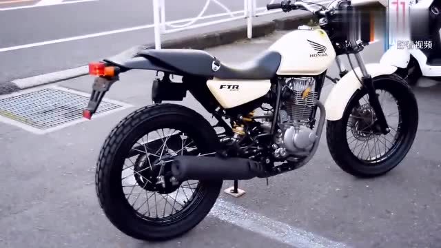 实拍本田ftr223,这车估计没几个人见过!