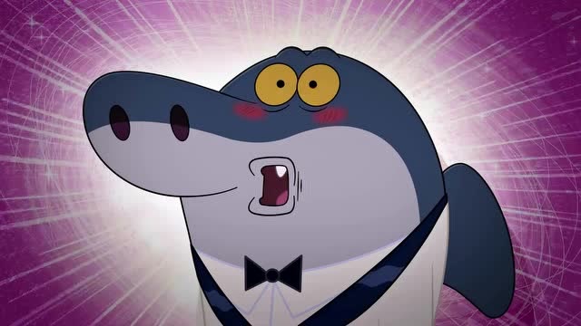 《鲨鱼哥和美人鱼》高贵美丽大方的人鱼公主和绅士约会,祝他们约会