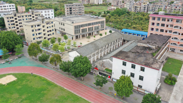 桂平麻垌高中航拍