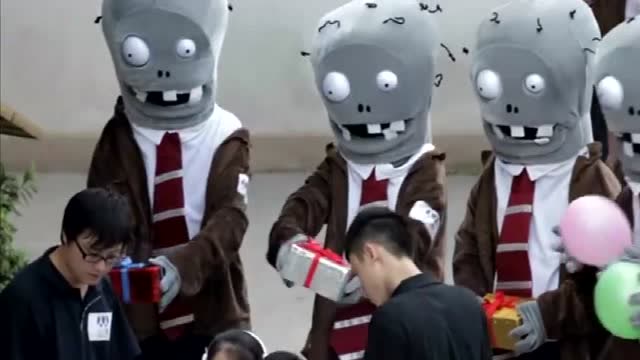 植物大战僵尸真人版可爱的僵尸