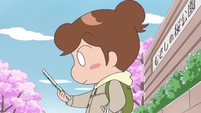 我们这一家:樱花开了,橘子约上同学,一起去赏花