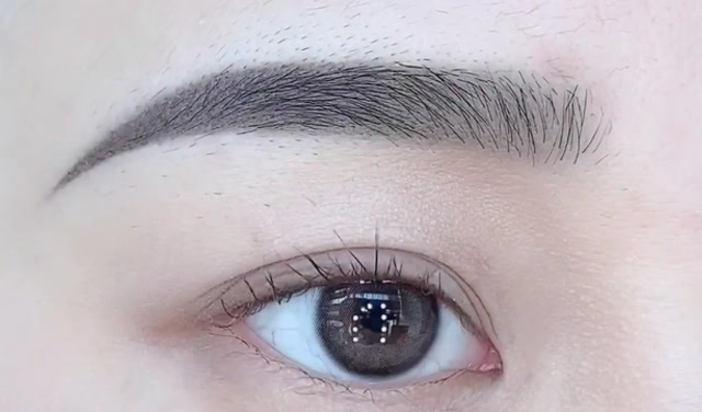 超自然的落尾眉,简直太好看了,真真假假直男分不清楚!