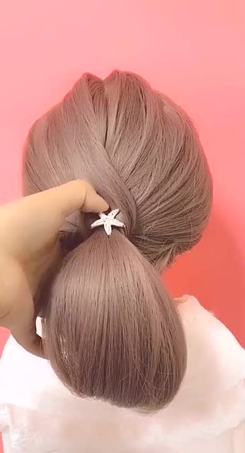 一根皮筋搞定一款发型!还是短发!