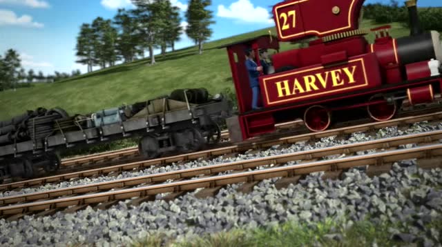 托马斯17:哈维的首次送货车之旅,果然初次驾驶还是有难度的