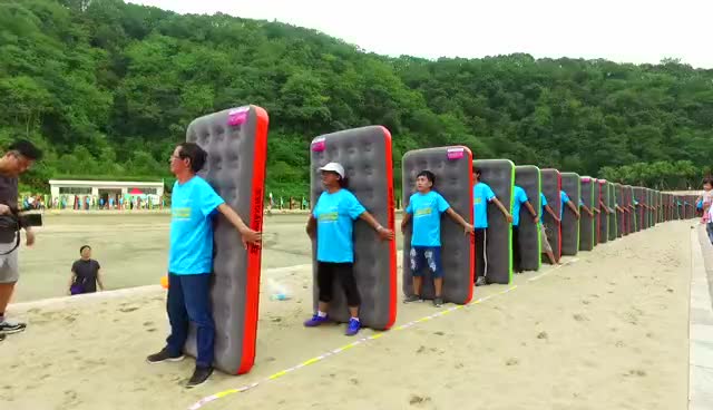 人体床垫多米诺骨牌