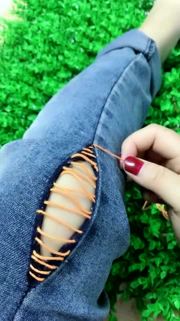 生活小技巧,教你缝裤子