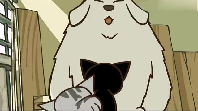 罗小黑战记:小皇发疯跑出去遇见大狗,小黑一尾巴直接甩飞!