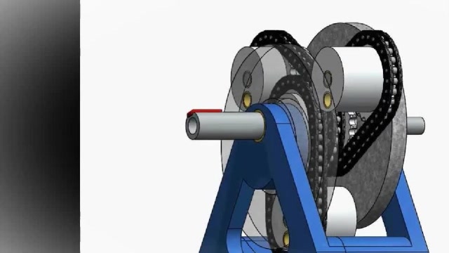 无轨道链传动机构,看看巧妙的设计!