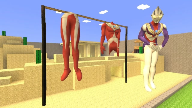 迪迦奥特曼的裤子不见了泰罗的他能穿吗?