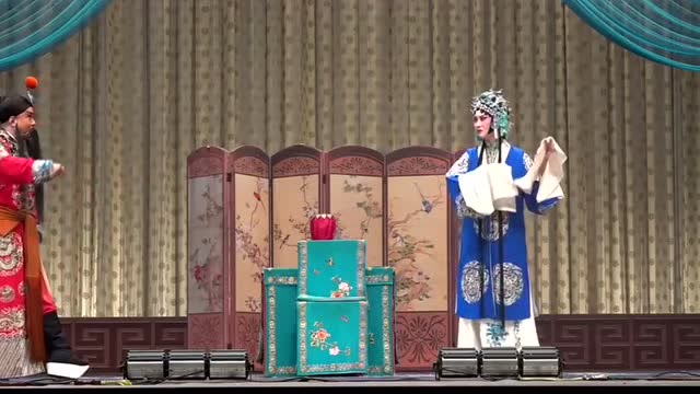 河北梆子剧院李斌 张元杰演出《四郎探母》见妻