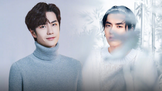 王一博随手撩发也能迷死人 吴亦凡戴水钻发带变"林中仙女"