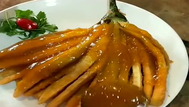 网红凤尾茄子,名字很美,味道一般!