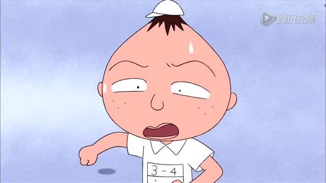 《樱桃小丸子》永泽藤木相鼓励一定要跑过终点,不会半途而废