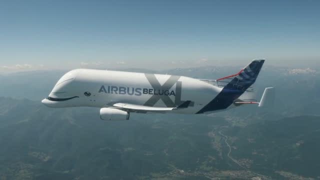 空客a330-700l首飞成功 像大白鲸一样可爱!